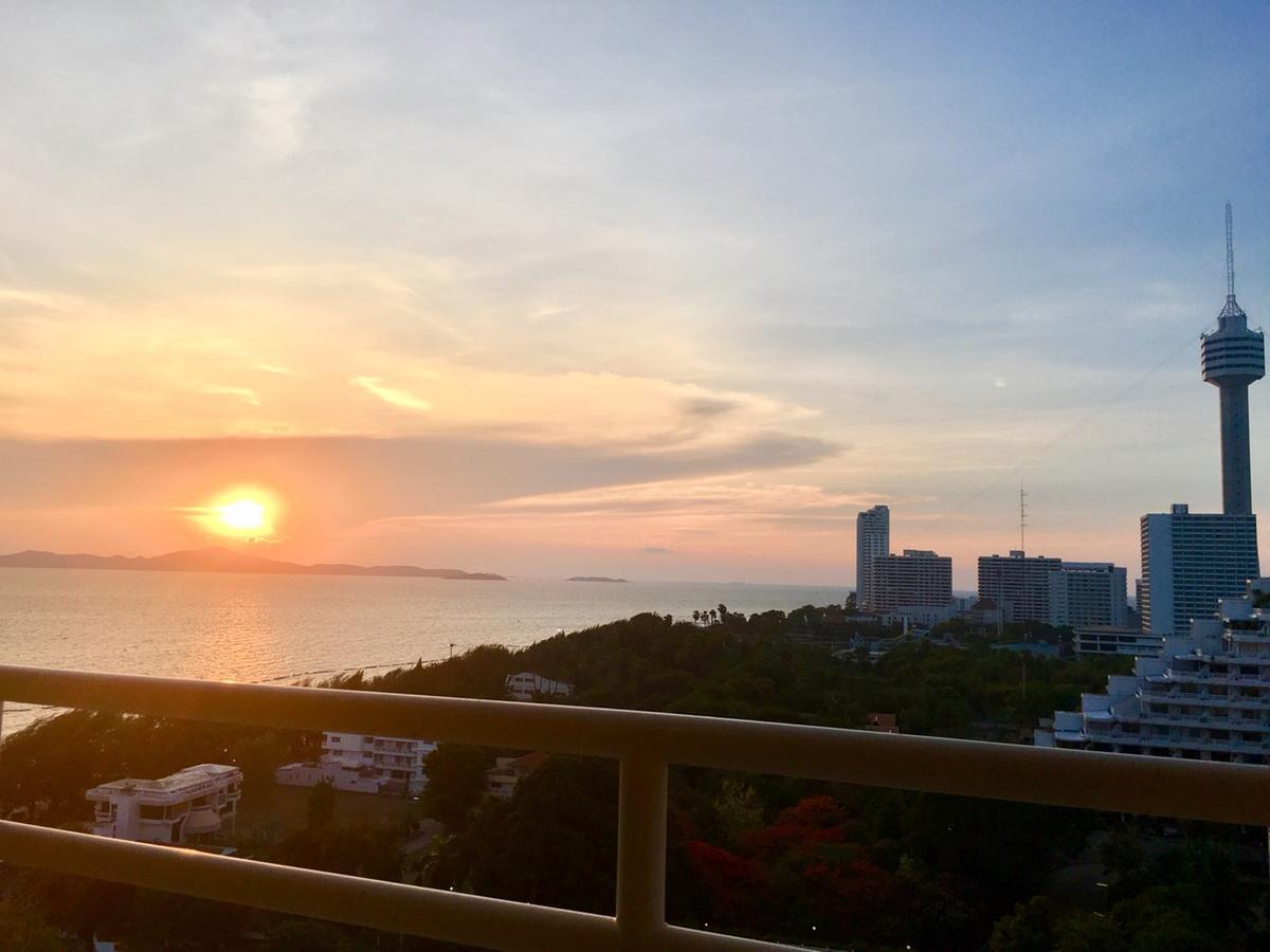 Condominum In Jomtien Beach With Sea View, Balcony And Free Wifi Pattaya Exterior foto