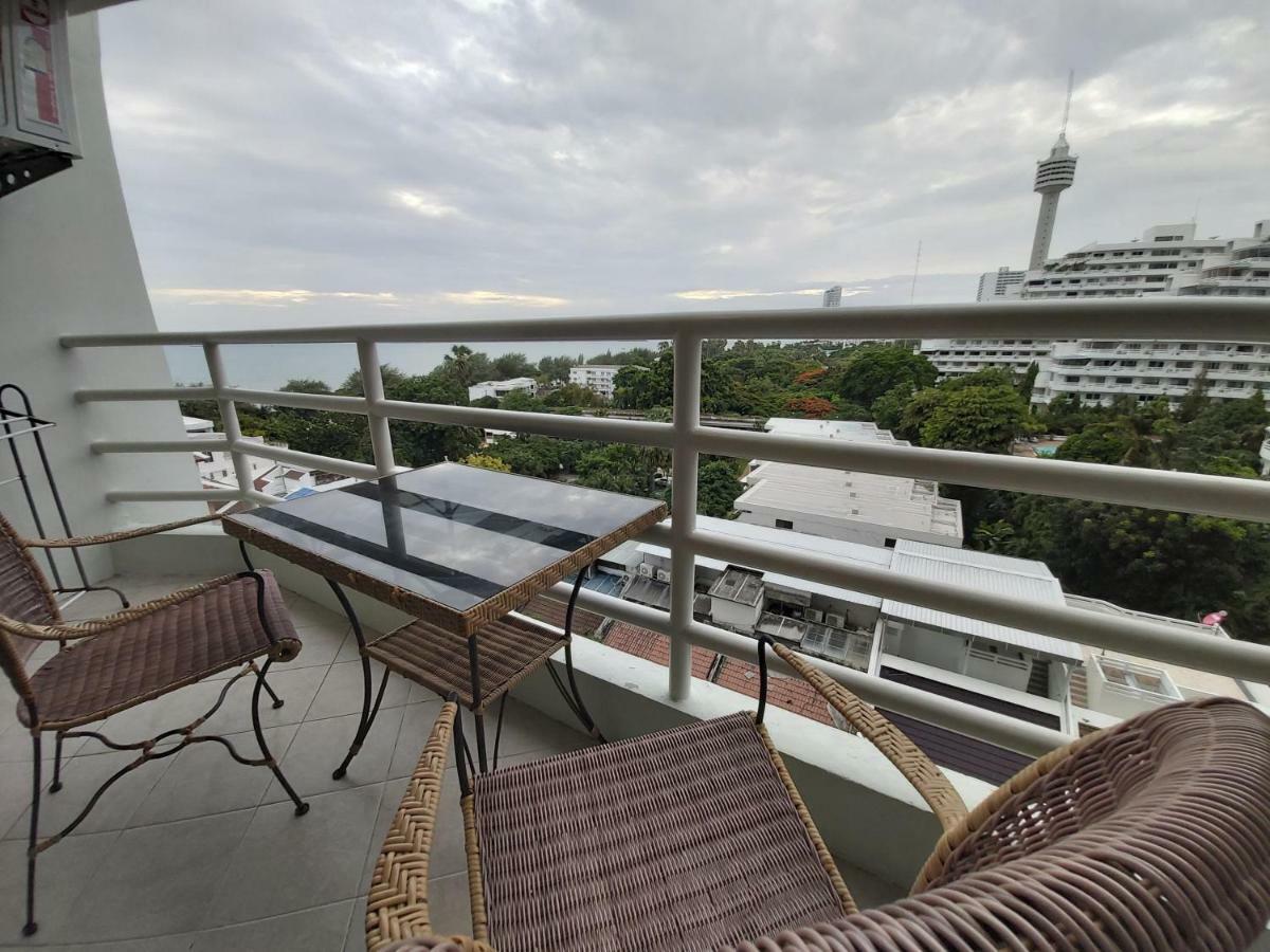 Condominum In Jomtien Beach With Sea View, Balcony And Free Wifi Pattaya Exterior foto