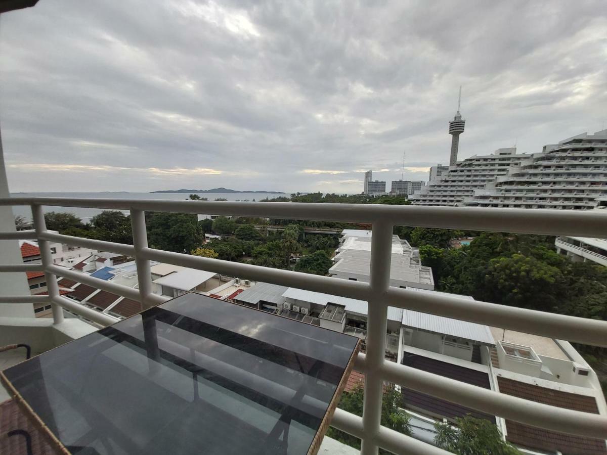 Condominum In Jomtien Beach With Sea View, Balcony And Free Wifi Pattaya Exterior foto