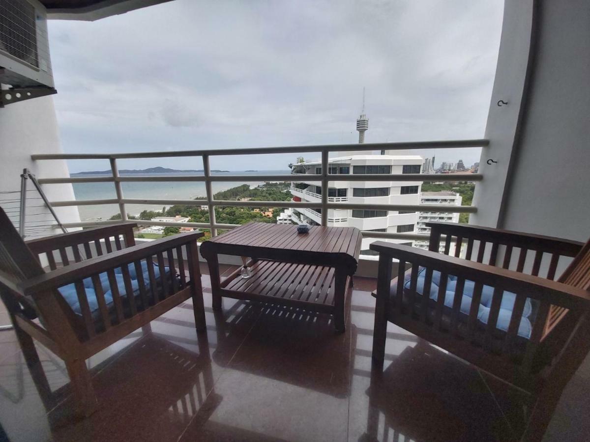 Condominum In Jomtien Beach With Sea View, Balcony And Free Wifi Pattaya Exterior foto