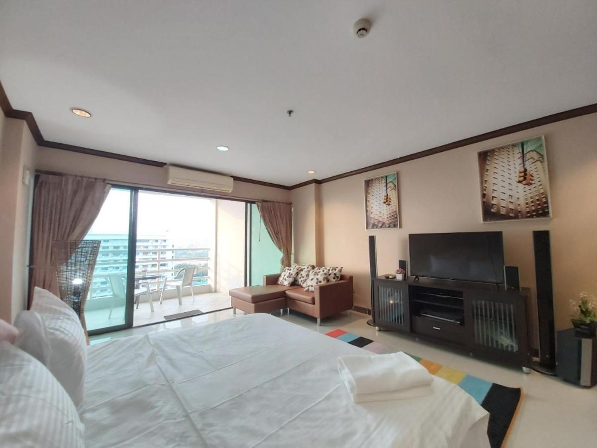 Condominum In Jomtien Beach With Sea View, Balcony And Free Wifi Pattaya Exterior foto
