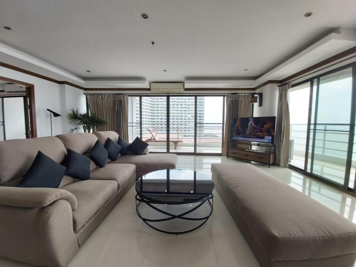 Condominum In Jomtien Beach With Sea View, Balcony And Free Wifi Pattaya Exterior foto